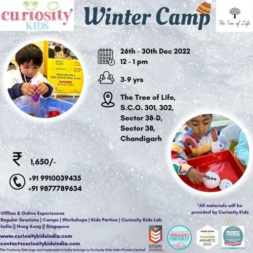 Winter Camp: The Tree of Life, Sector 38, Chd: 26th – 30th Dec’22