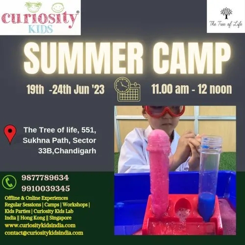 Summer Camp: The Tree of Life, Sector 33, Chd: 19th-24th Jun’23: To enrol: click on the image below