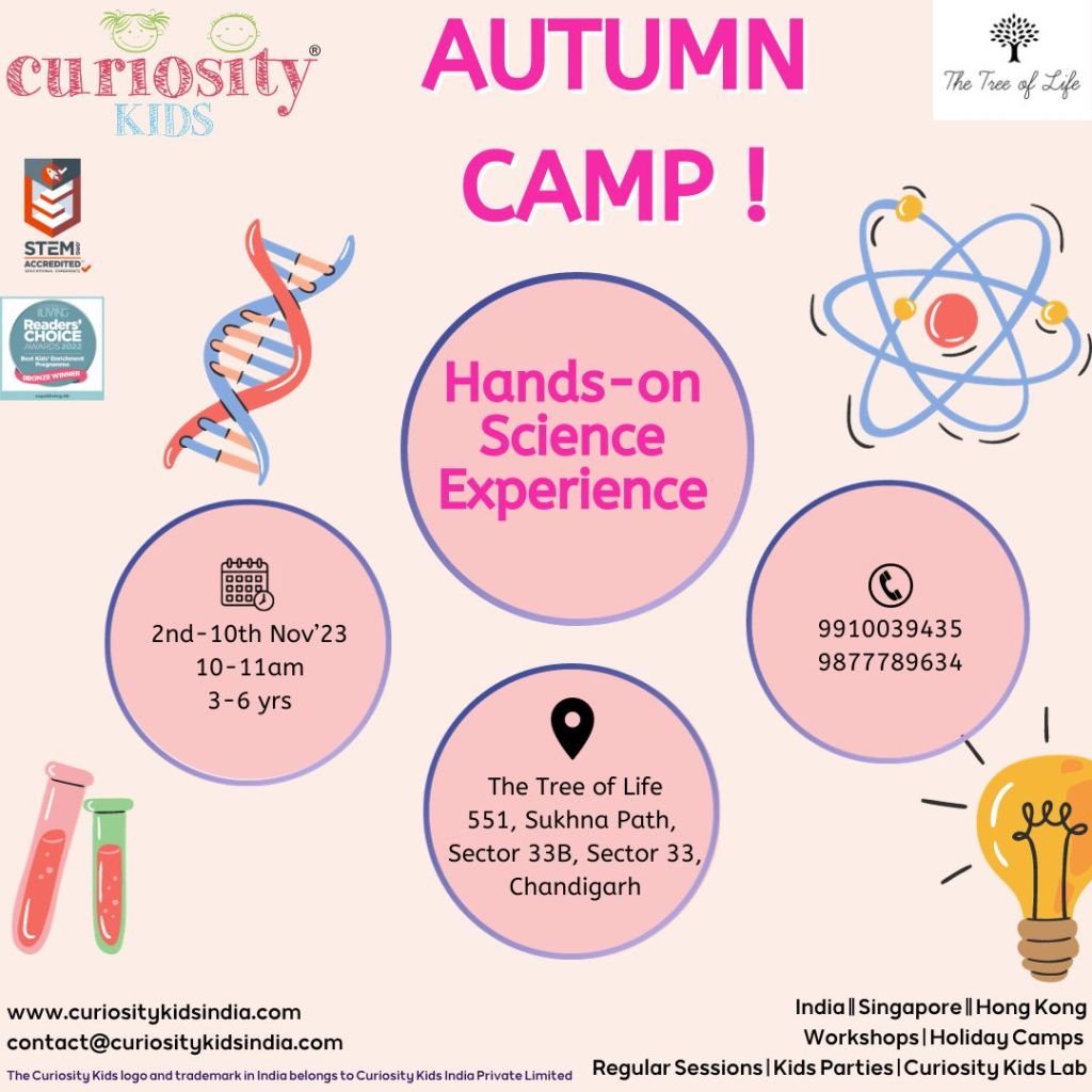 Autumn Camp: The Tree of Life, Chandigarh: 2nd-10th Nov’23: Click on the image to enrol