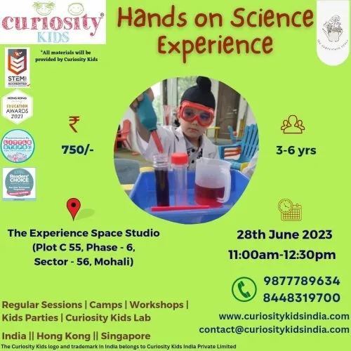 Chemistry Lab Experience: Mohali: 28th Jun’23: To enrol – click on the image below