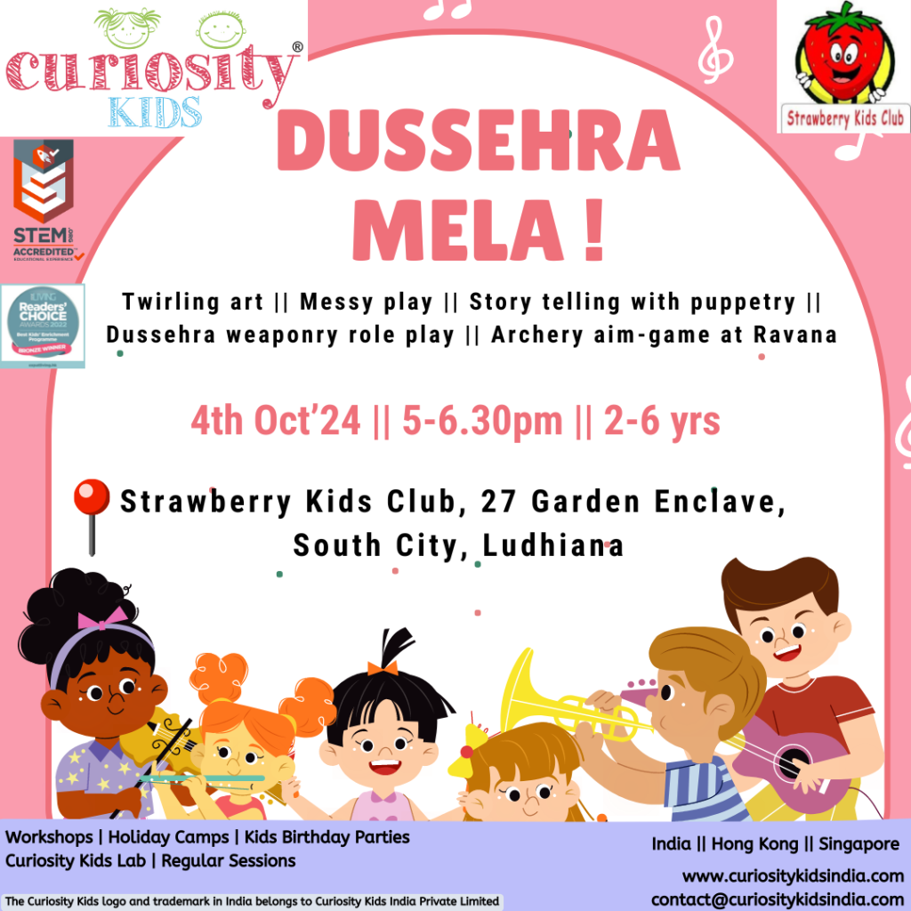Dussehra Mela: Strawberry Kids Club, Ludhiana: 4th Oct’24