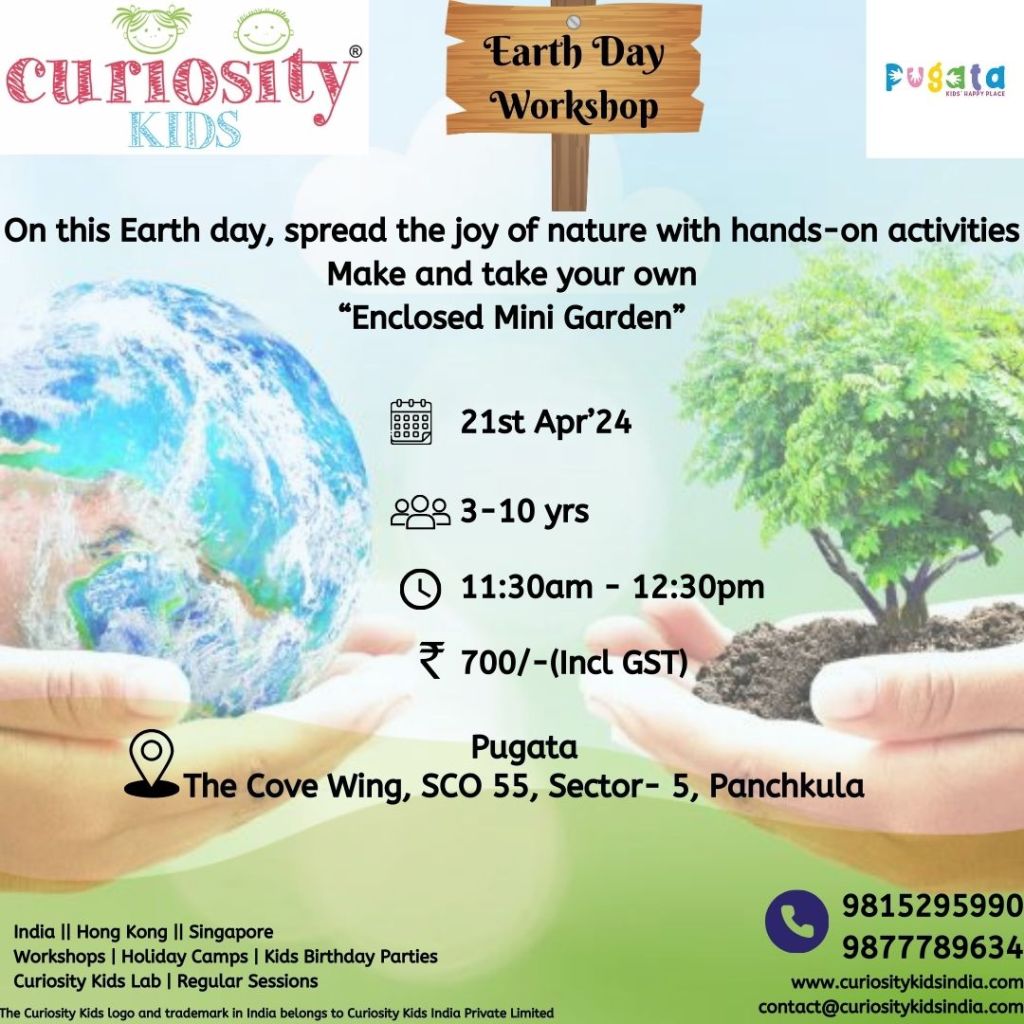 Earth Day Workshop: Make & take your own mini garden, Pugata, Panchkula, 21st Apr’24