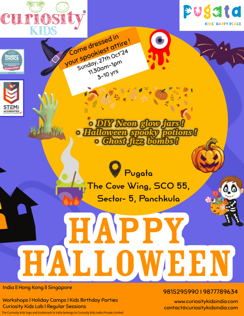 Halloween workshop: Pugata, Panchkula: 27th Oct’24