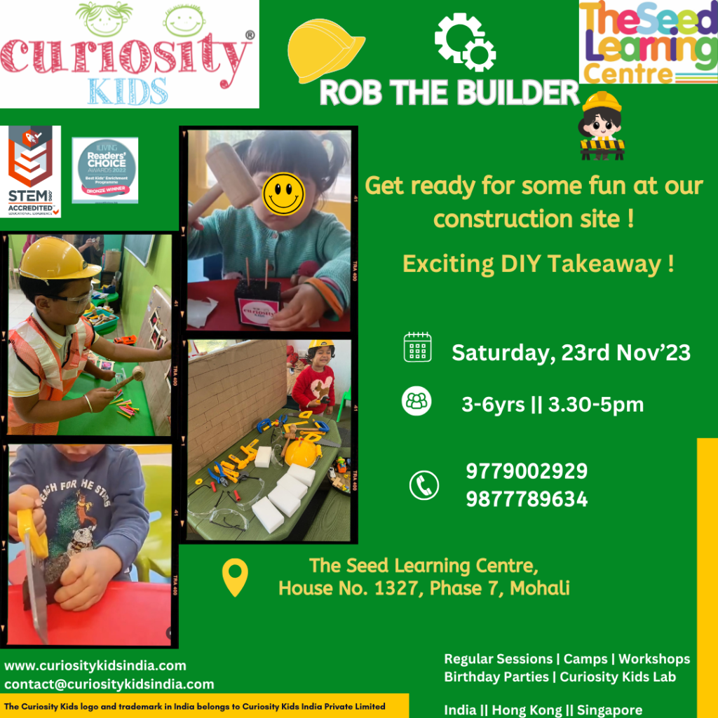 Weekend workshop: Seed, Mohali: 23rd Nov’24