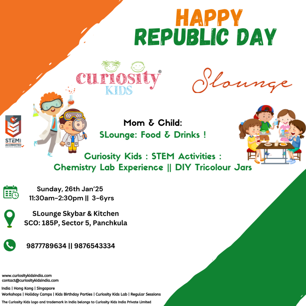 Republic Day workshop: SLounge, Panchkula: 26th Jan’25: click on the image to enrol