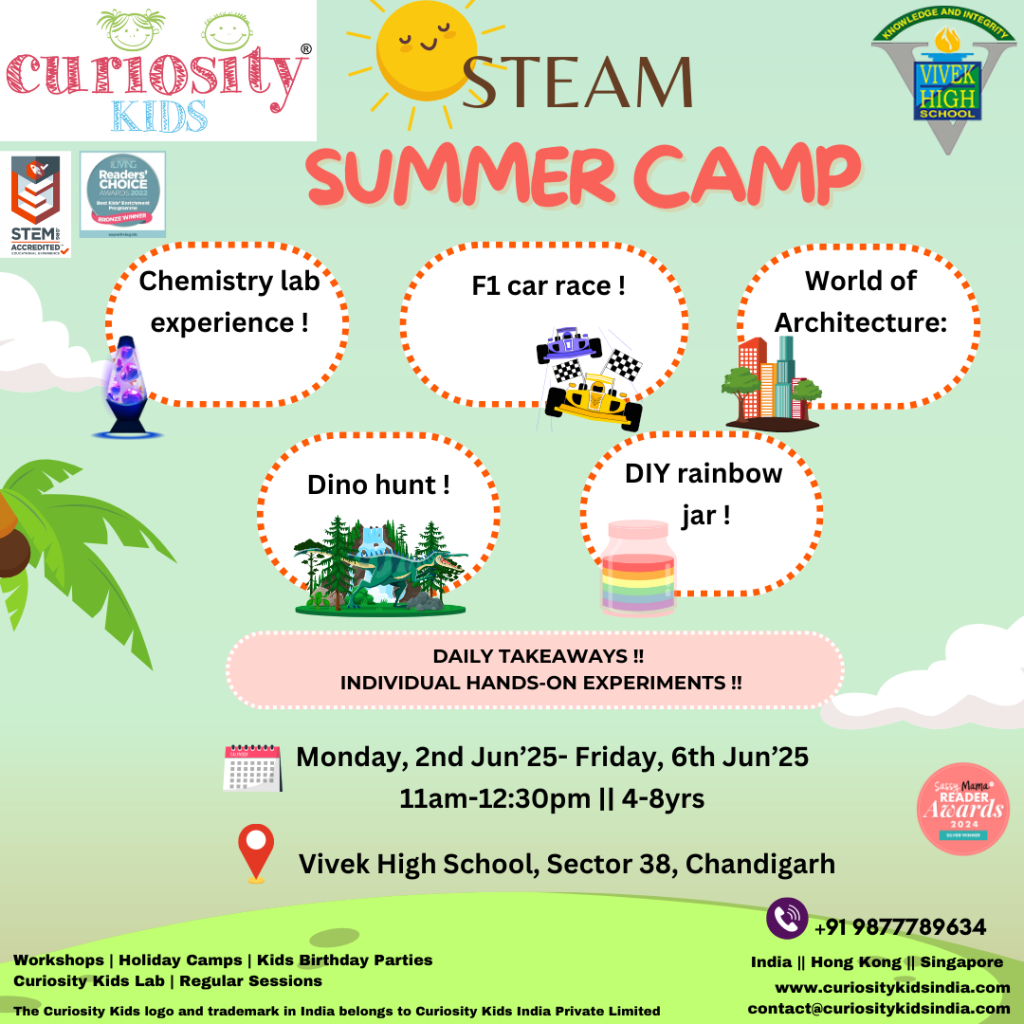 Summer Camp: Vivek High School, Chandigarh: Monday, 2nd – Friday, 6th June 2025