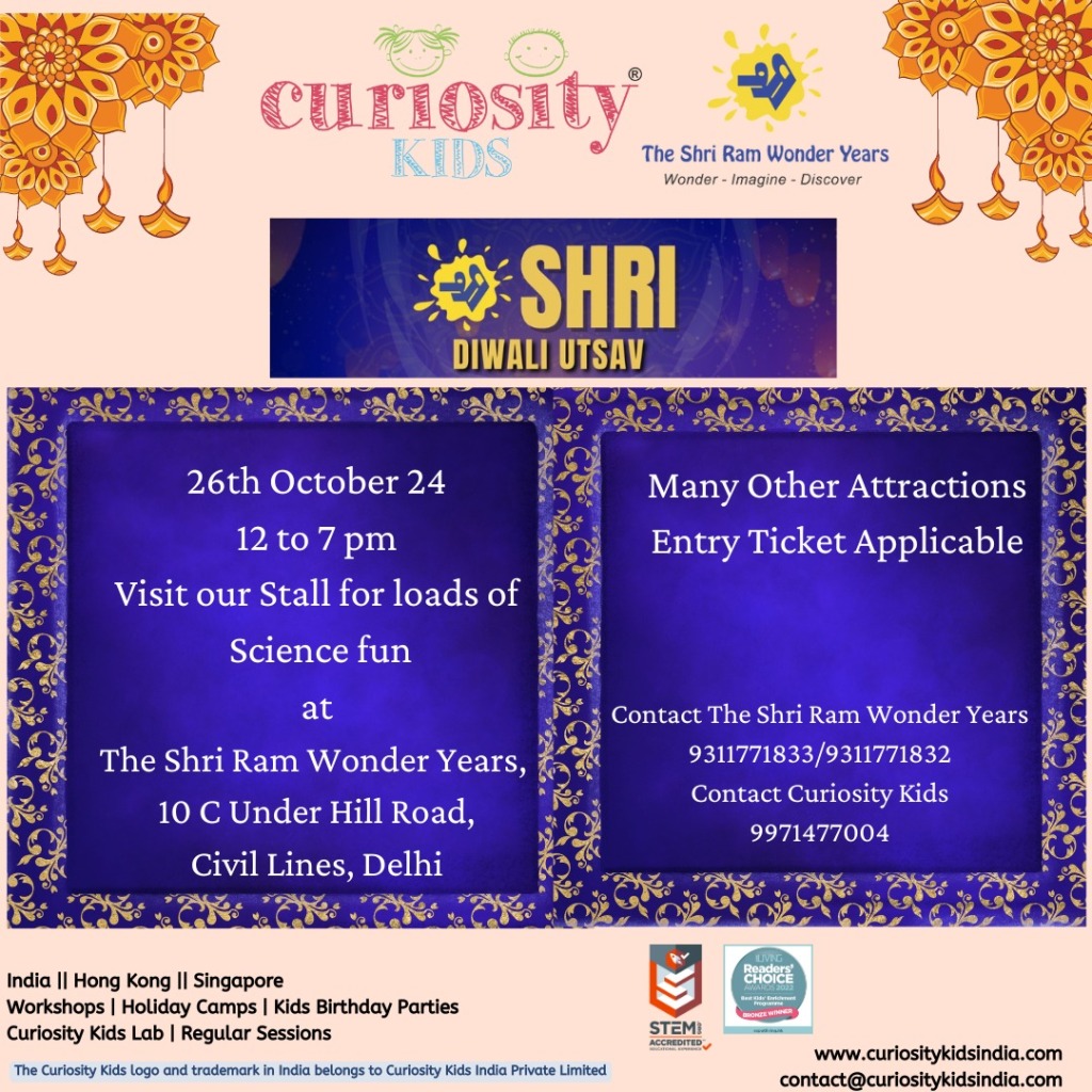 Shri Diwali Utsav: The Shri Ram Wonder Years, Civil Lines, Delhi: Saturday 26th Oct’24