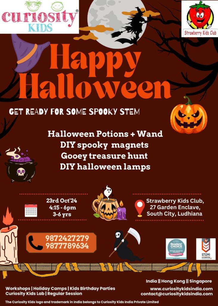 Halloween Mela: Strawberry Kids Club, Ludhiana: 23rd Oct’24