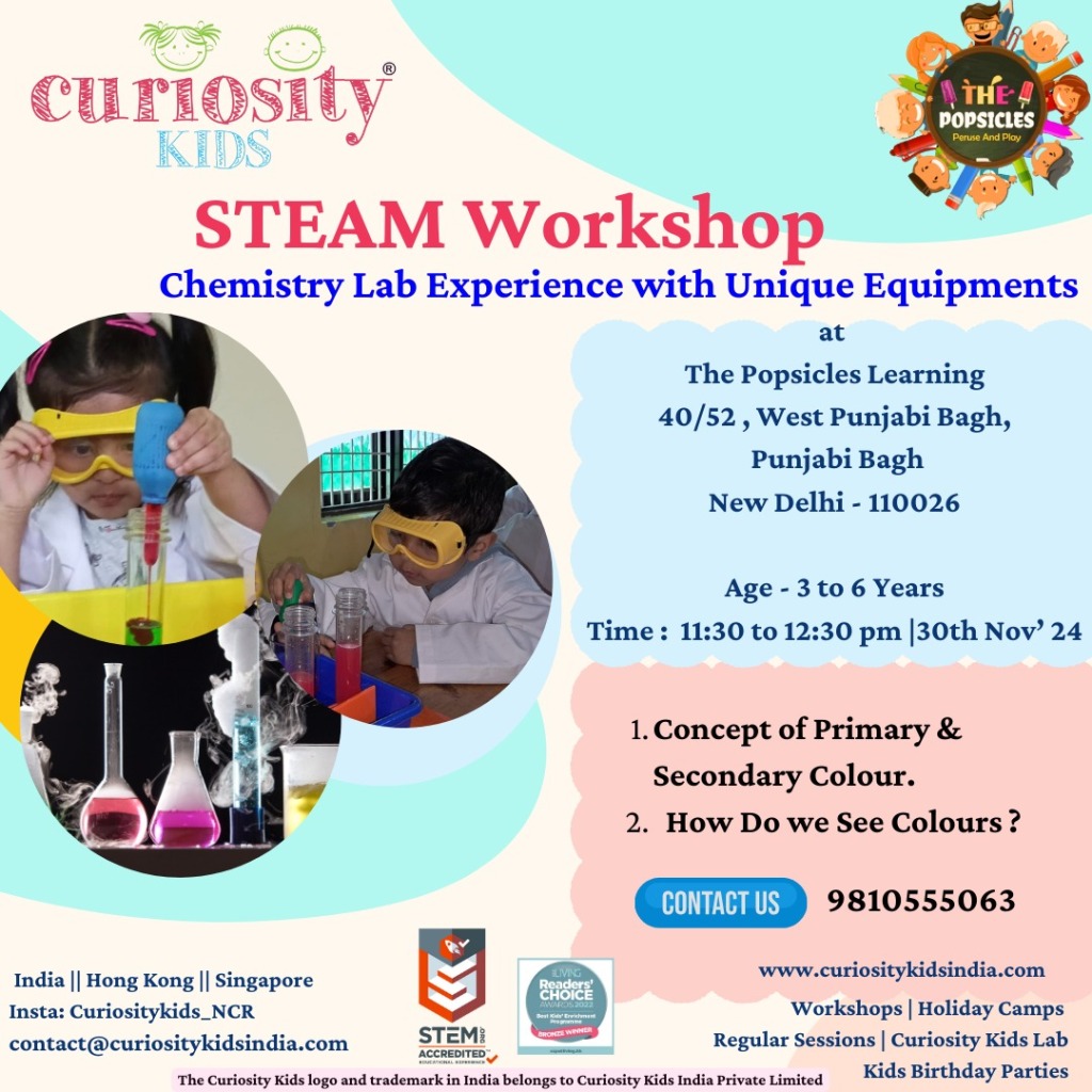 The Popsicles Learning, Punjabi Bagh, Delhi : 30th Nov’24: 11.30am-12.30pm